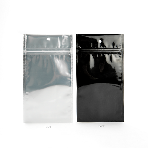 Grip Seal Bags Transparent/Black 7.5x11.5cm