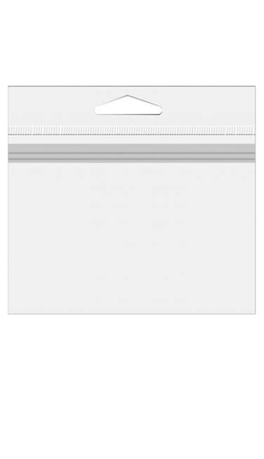 Headerbags 7.6x7.6cm for Top loading of contents (500 pieces)