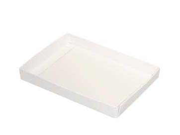 Kraft Gift Boxes White 11.4x2.5x15.2cm