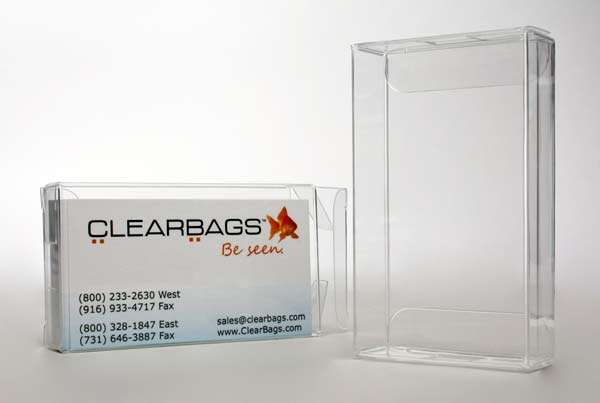 Plastic Gift Boxes 5.7x1.6x9.3cm Crystal Clear