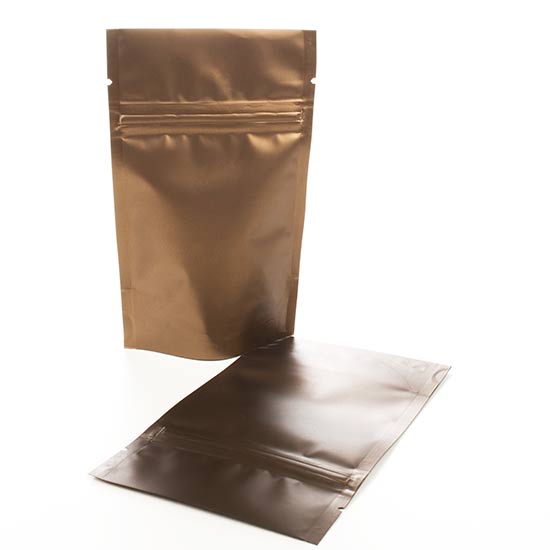 Stand Up Pouches Bronze 10x6x15cm | 57 grams