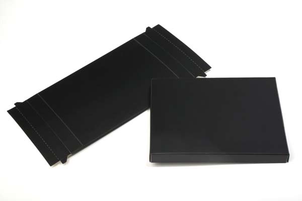 Kraft Gift Boxes Matt Black 12.4x2.5x17.1cm