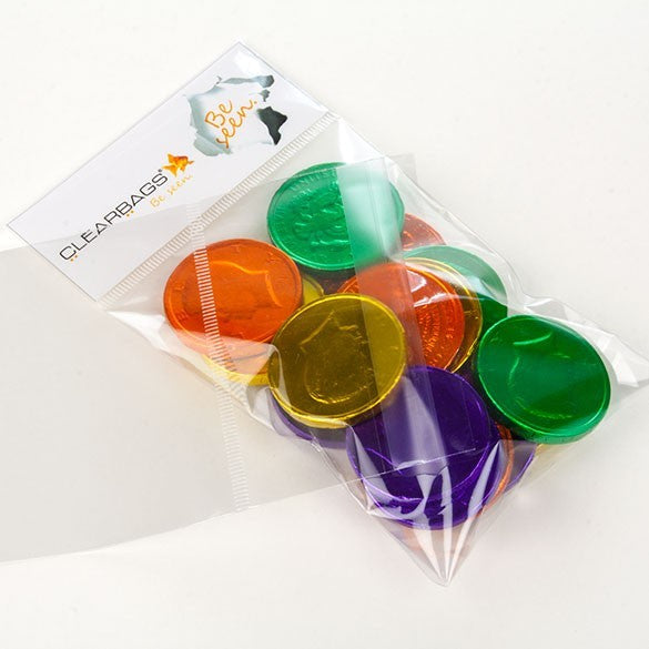 Headerbags with open Header 9.7x13.2cm for own Header Card (100 pieces) [IHB3X5]