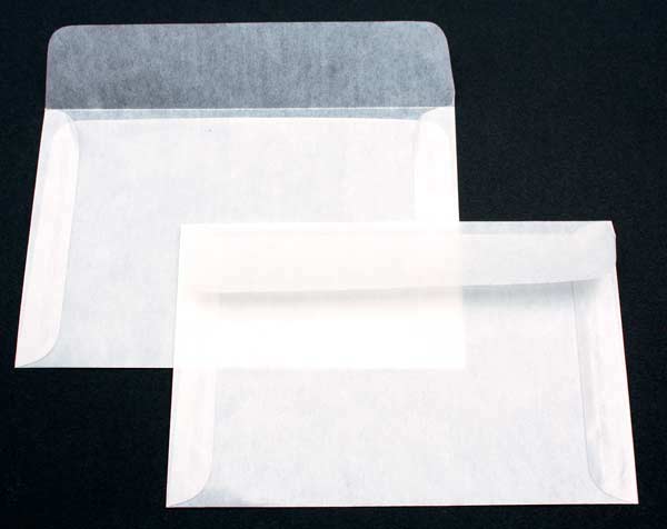 Glassine Paper Envelopes 15.9x10.5cm