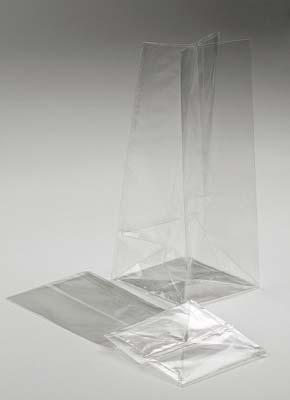 Block Bottom Bags ECO-friendly 10.2x7.6x25.4cm Premium with side gusset (100 pieces) [CFBG5]