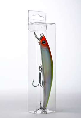 Plastic Gift Boxes 3.8x3.2x15.2cm with Hanger part (25 pieces) [HFB221]