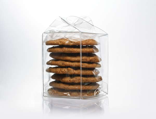 Plastic Gift Boxes Twist Top 9.5x9.5x8.9cm