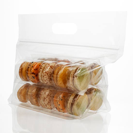 Macaron Zip Handle Bag Set for 20