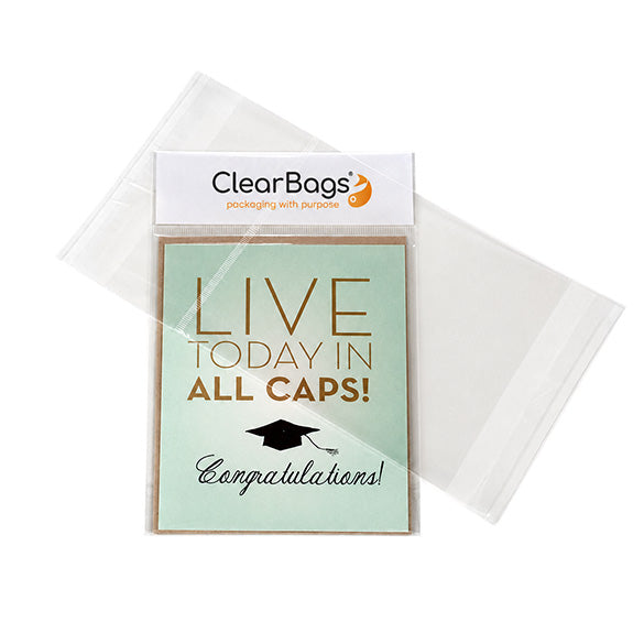 Headerbags with open Header 11.7x14.6cm for own Header Card (100 pieces) [IHB4X5]