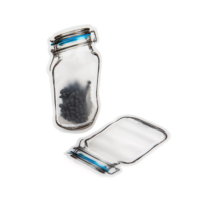 Stand Up Pouch Clamp Lid Jar 9x5,2x14,9cm (25 Pieces) [JARSM]