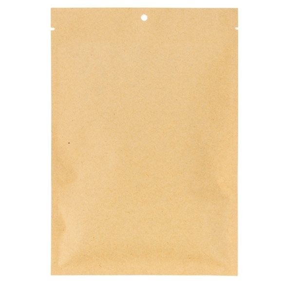 Kraft Bags Compostable 11.2x15.7cm Sealable