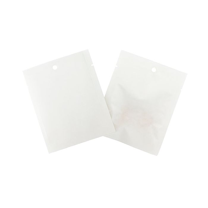 Kraft Bags White Eco-fiendly 7,6x10,2 cm Sealable (100 pieces) [KHS34WK]
