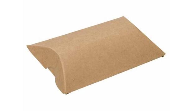 Pillow Packs Kraft 6.4x2.2x10.2cm (25 pieces) [KPB100]