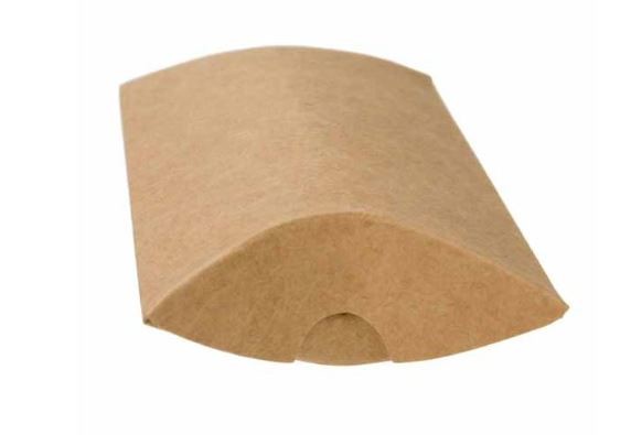 Pillow Packs Kraft 6.4x2.2x10.2cm (25 pieces) [KPB100]
