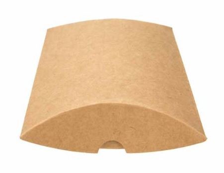 Pillow Packs Kraft 10.2x2.9x15.2cm (25 pieces) [KPB77]