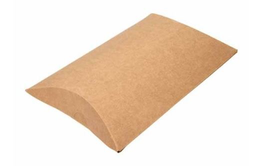 Pillow Packs Kraft 12.7x3.2x17.8cm (25 pieces) [KPB78]
