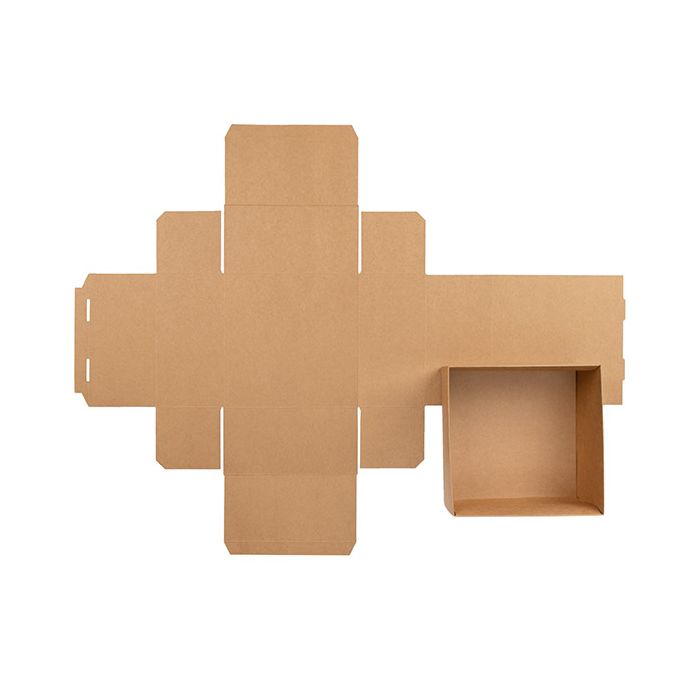 Gift boxes bottom kraft 15,2x7,6x15,2 cm (25 pieces) [KR14]