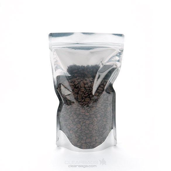 Stand Up Pouches Transparent/Kraft 17x9x28.5cm | 340 grams (100 pieces) [ZBGK4]