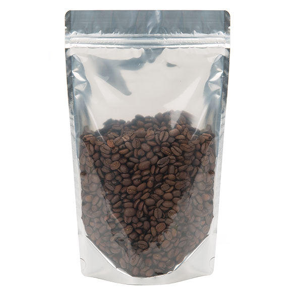 Stand Up Pouches Transparent/Kraft 17x9x28.5cm | 340 grams (100 pieces) [ZBGK4]