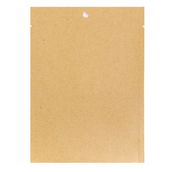 Kraft Bags Sealable 11.2x15.7cm (100 pieces) [KHS46M]