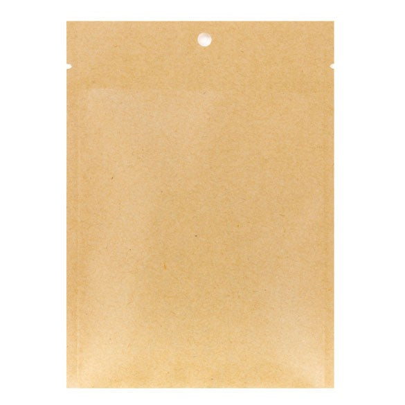 Kraft Bags Sealable 11.2x15.7cm (100 pieces) [KHS46M]