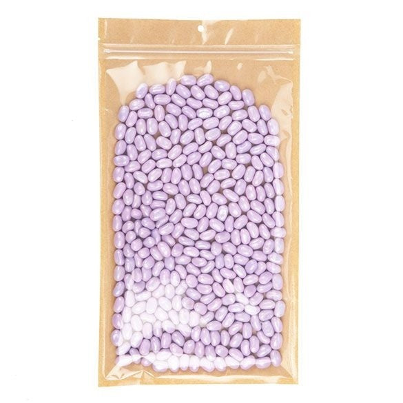 Kraft Barrier Bags with clear front 17.8 x 30.5cm w/Tear Notches (100 Pieces) [HZB8KC]