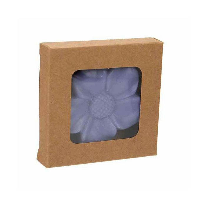 Kraft Gift Boxes with Window 7x1.4x6.8cm (25 pieces) [WKRG277]