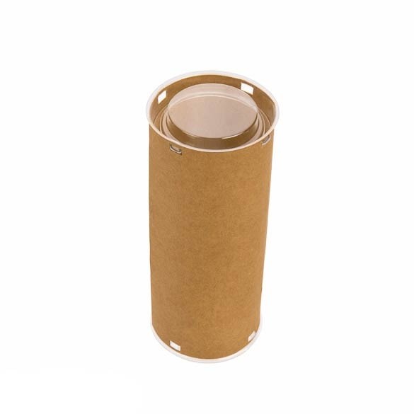 Kraft Gift Boxes round 6.4x6.4x15.4cm (25 pieces) [KTRS26]