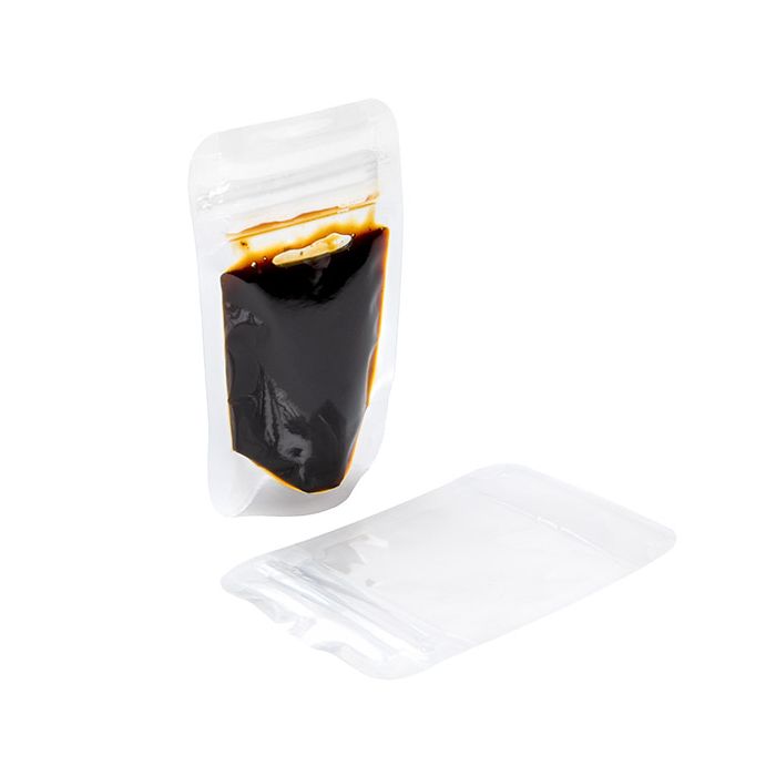 Stand Up Pouches Clear 7,9x5,1x13cm Liquid/freezer (25 Pieces) [ZBGL1]