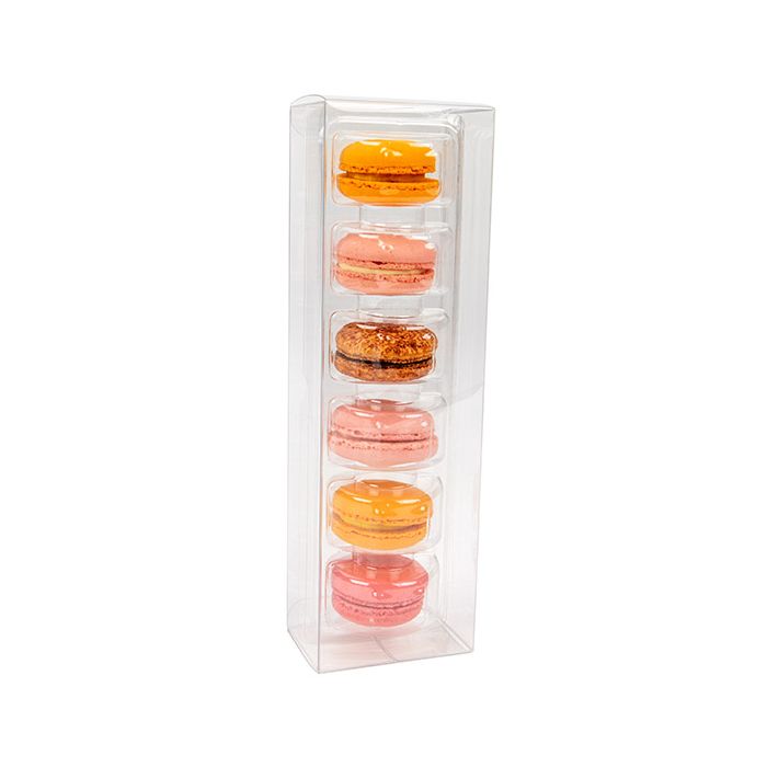 French Macaron Box Set for 6 pieces 7x5.1x22.5 cm (25 pieces) [MBS7]