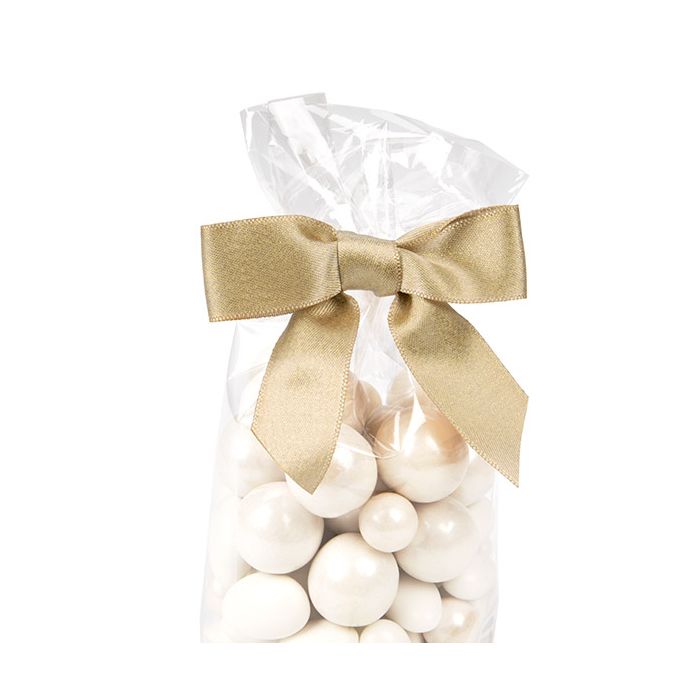 Bows Pre-tied Metallic Champagne 8,9 cm (25 pieces) [MBOWC]