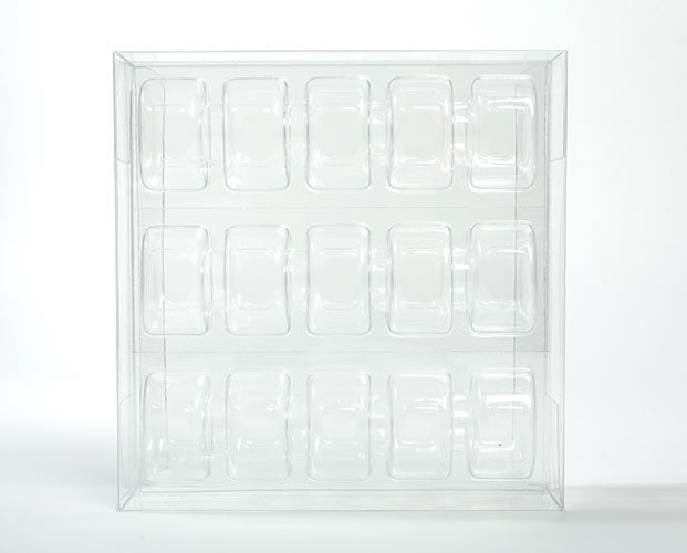 Plastic Gift Boxes 19.5x5.1x19.1cm Crystal Clear (25 pieces) [FPB258]
