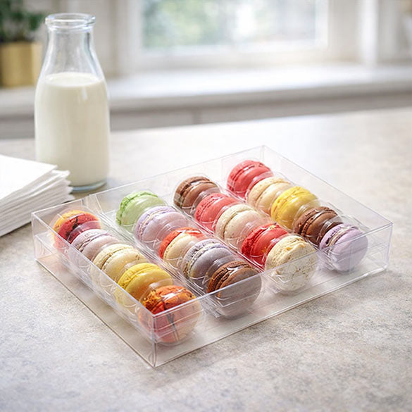 Box sets for 20 Macarons 25.9x5.1x19.1cm (25 pieces) [MBS4]