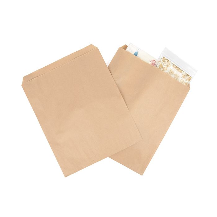 Merchandise Bags Kraft 25,1x31,4cm (100 Pieces) [MB4K]