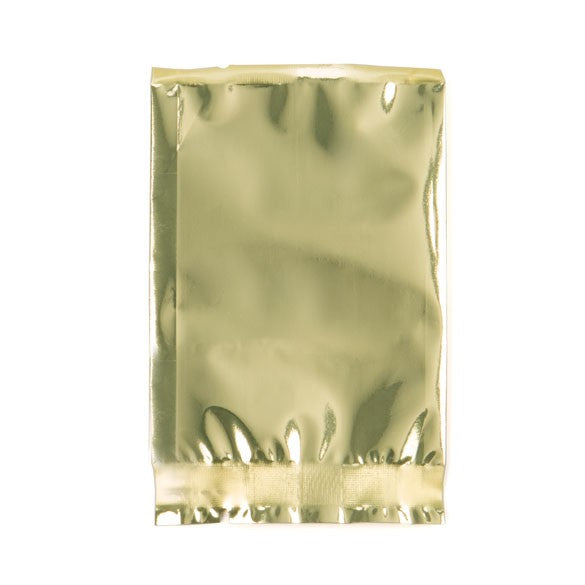 Plastic Bags Gold 5x7.5cm Metallised and Sealable (100 pieces) [SMB23SG]