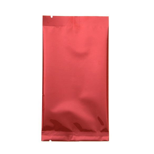 Plastic Bags Red 7.5x14cm Metallised and Sealable (100 pieces) [SVP35HR]