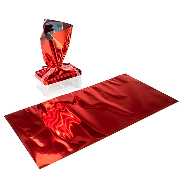 Foil Topper Metallic Red 30,5x63,5 cm (25 pieces) [MT4R]