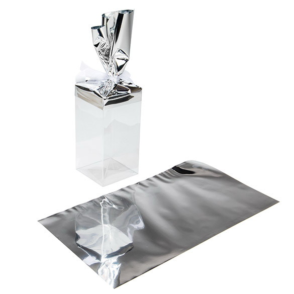Foil Topper Metallic Silver 17,8x33 cm (25 pieces) [MT2S]