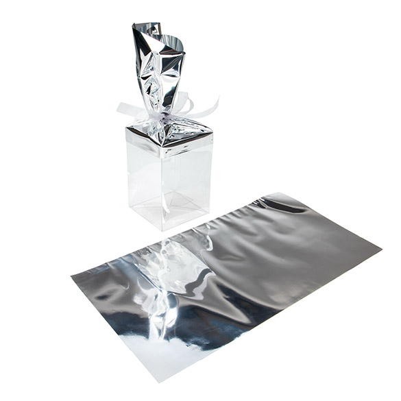 Foil Topper Metallic Silver 22,9x43,2 cm (25 pieces) [MT3S]