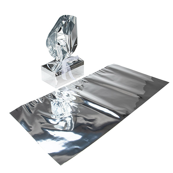 Foil Topper Metallic Silver 30,5x63,5 cm (25 pieces) [MT4S]