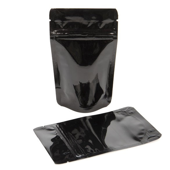 Stand Up Pouches Black 8x5x13cm | 28 grams (100 pieces) [ZBGM1B]