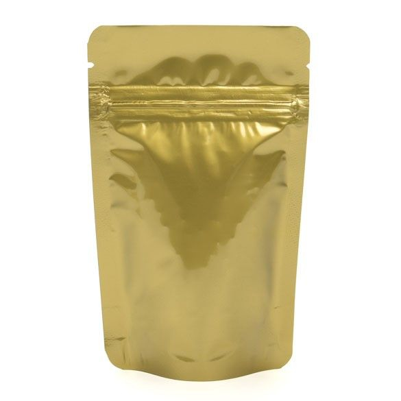 Stand Up Pouches Gold 8x5x13cm | 28 grams (100 pieces) [ZBGM1G]