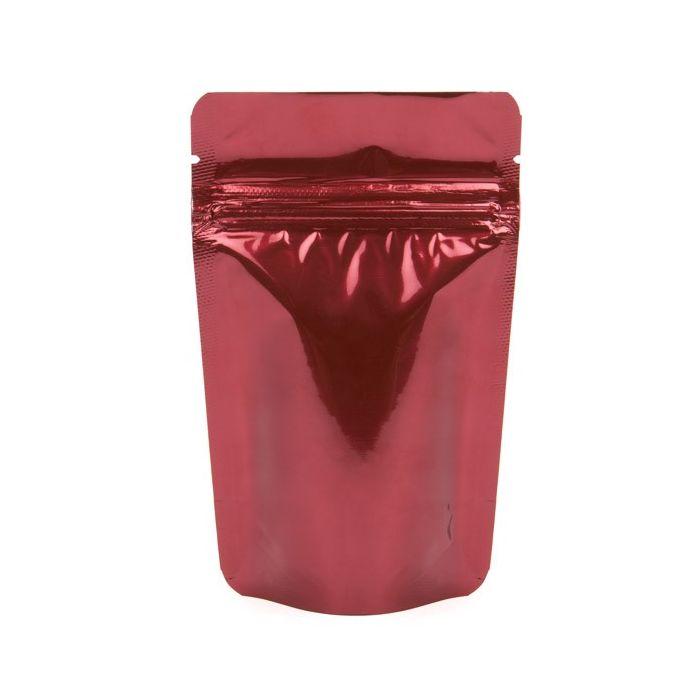 Stand Up Pouches Red 8x5x13cm | 28 grams (100 pieces) [ZBGM1R]