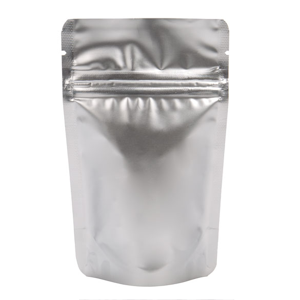 Stand Up Pouches Silver 8x5x13cm | 28 grams (100 pieces) [ZBGM1S]