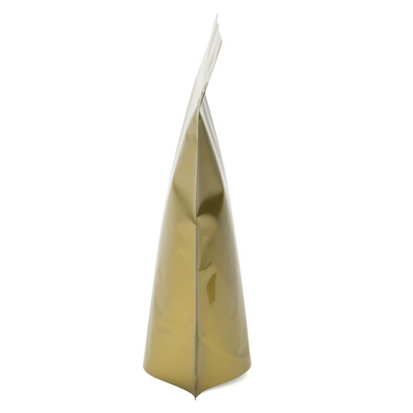 Stand Up Pouches Gold 13x7x20.5cm | 113 grams (100 pieces) [ZBGM3G]
