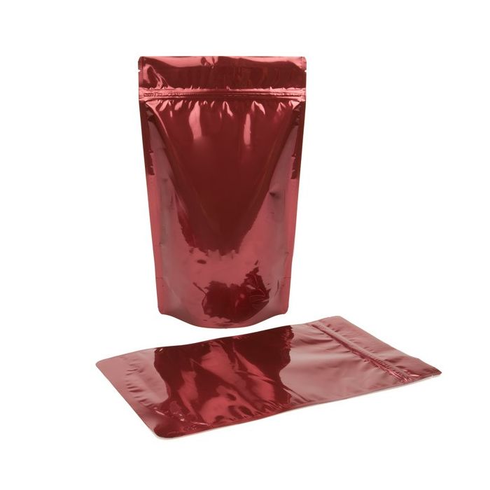 Stand Up Pouches Red 17x8x28.5cm | 340 grams (100 pieces) [ZBGM4R]