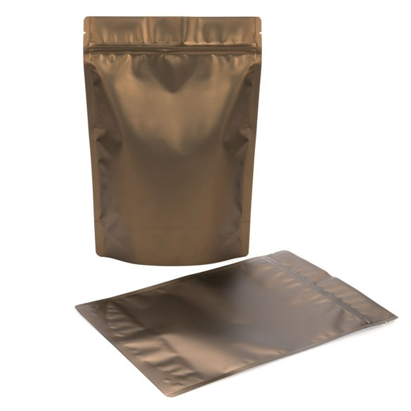 Stand Up Pouches Bronze 21x9x29cm | 510 grams (100 pieces) [ZBGM5BZ]