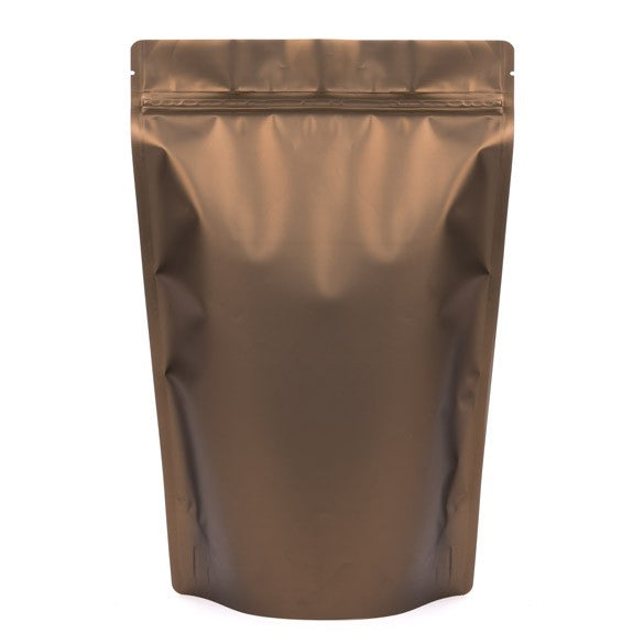 Stand Up Pouches Bronze 23x12x34.5cm | 907 grams (100 pieces) [ZBGM6BZ]