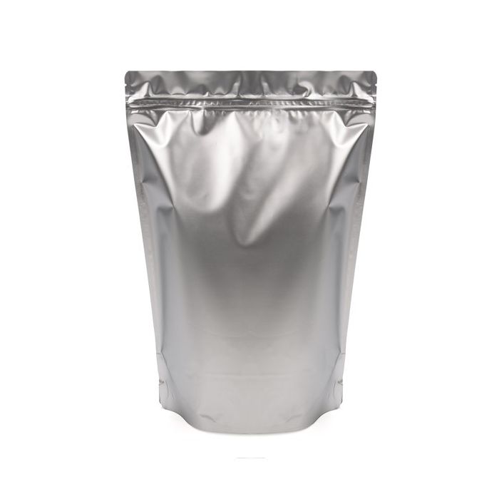 Stand Up Pouches Silver 23x12x34.5cm | 907 grams (100 pieces) [ZBGM6S]