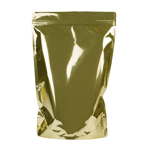 Stand Up Pouches Gold 22.9x12.1x34.3cm | 907 grams (100 pieces) [ZBGM6SG]